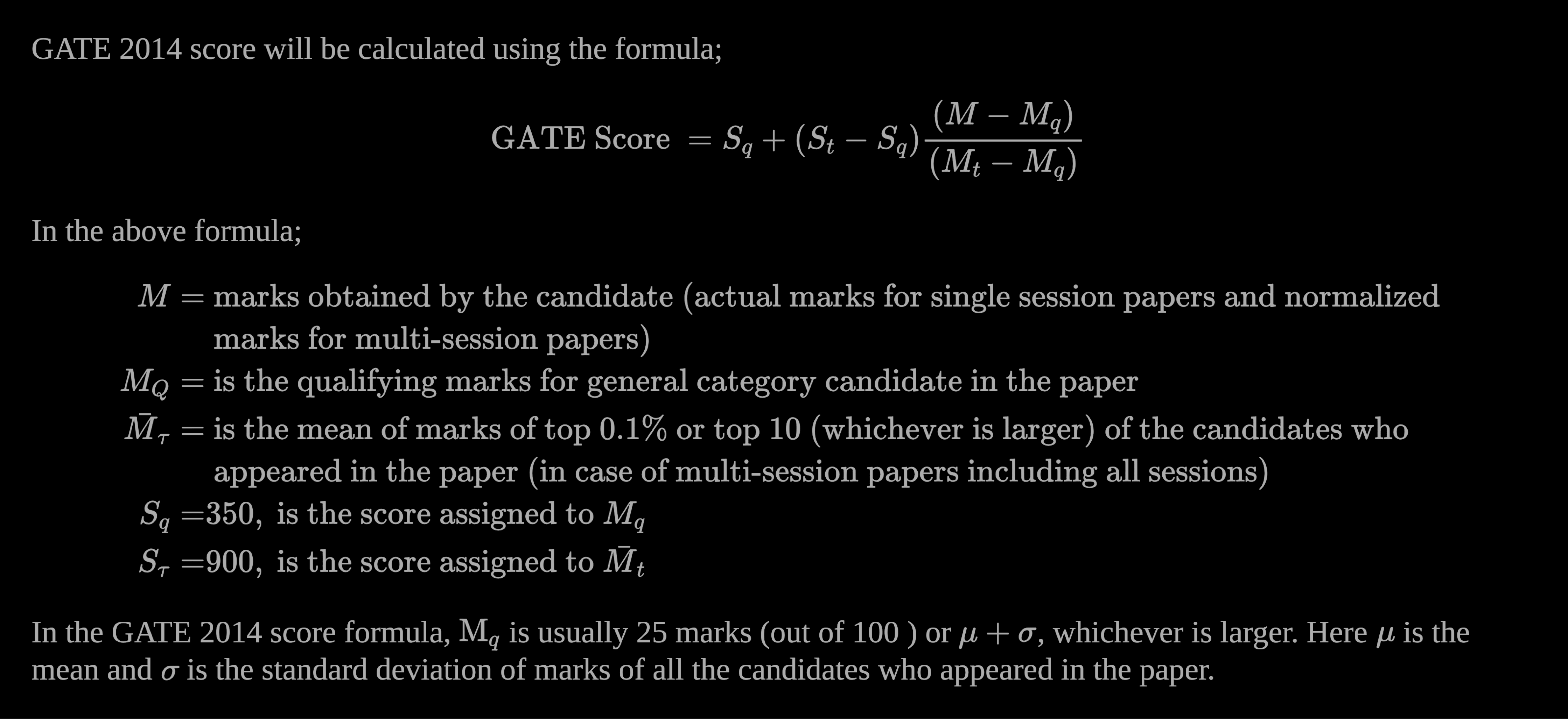 Structure of GATE Exam | GATE Exam Pattern