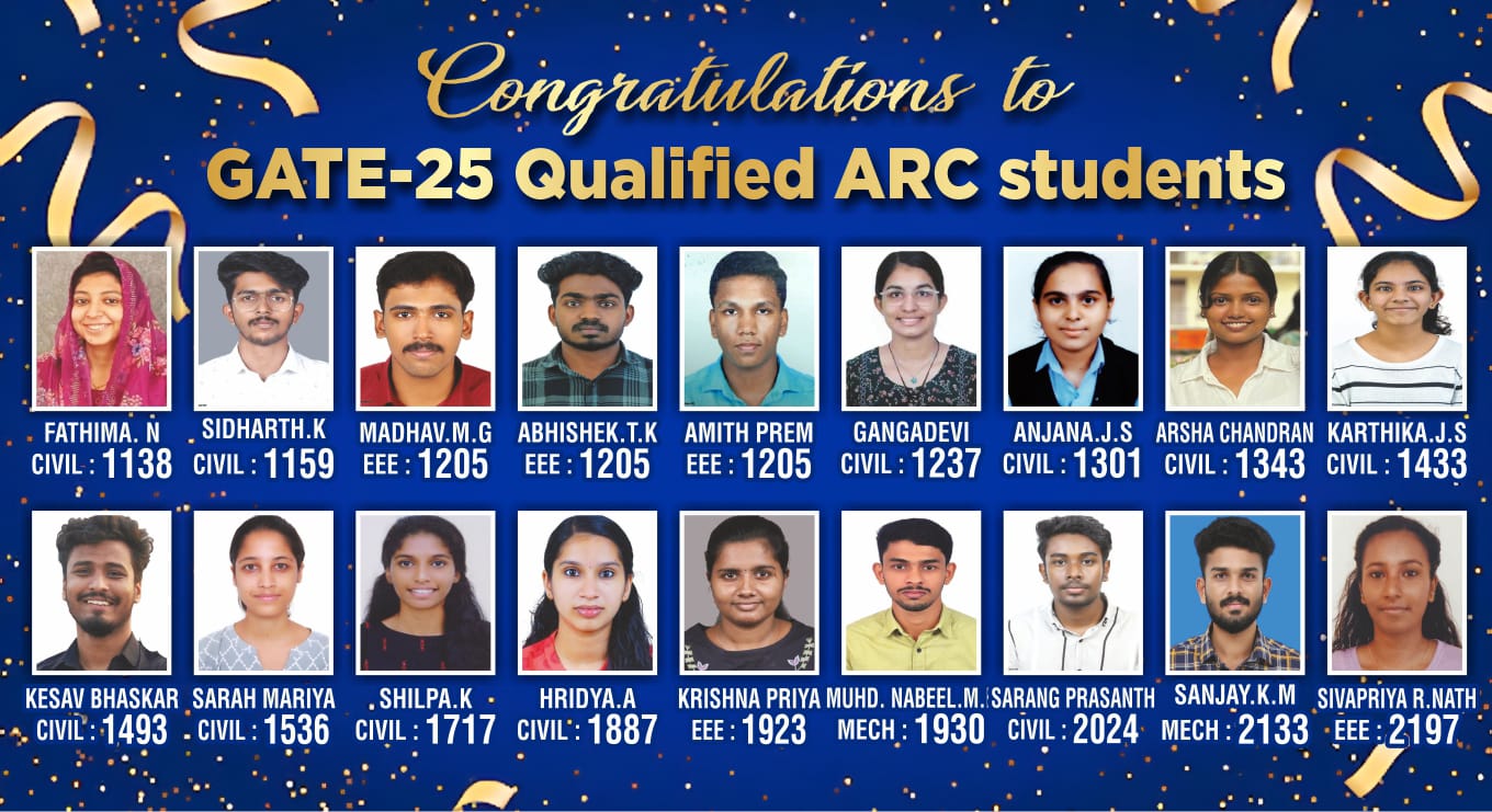 Gate-25 Qualified ARC Students